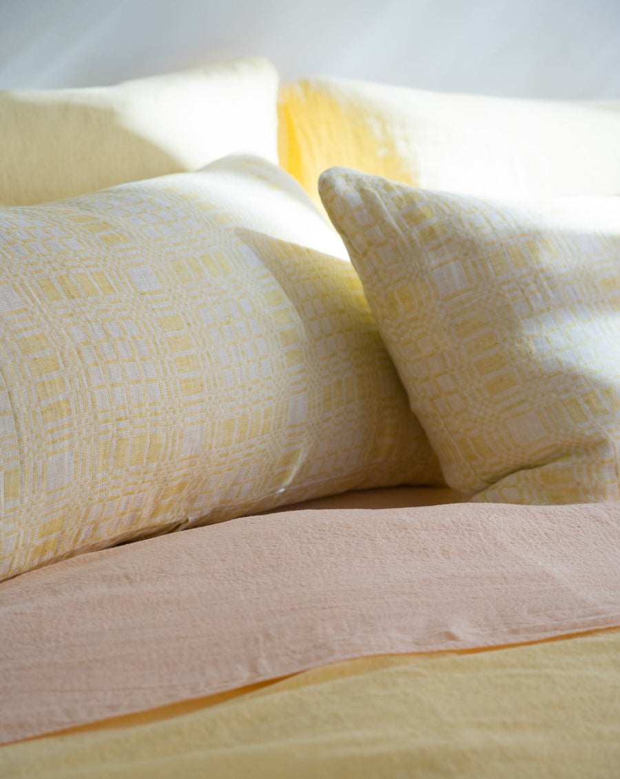 Sömn Home | Lemon Battenberg Pillow Sham Cover