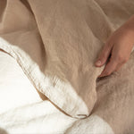 Sömn Premium Linen Bedding Duvet Cover #color_nude
