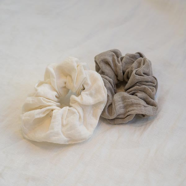 Sömn Upcycled Linen Scrunchie Sets