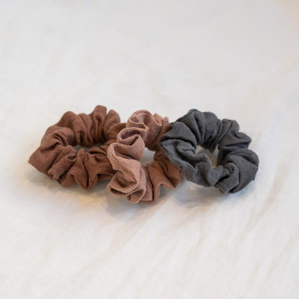 Sömn Upcycled Linen Scrunchie Sets