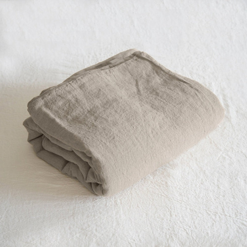 Sömn Luxury Linen Bedding | Duvet Cover Linen Bedding Sömn Home Queen Natural #color_natural