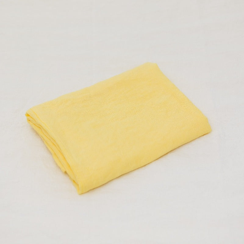 Sömn Luxury Linen Bedding | Fabric Swatch Textile Sample Sömn Home Small Lemon 