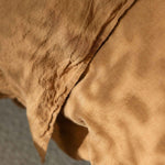 Cinnamon linen bedding set by Canadian bedding company Somn #color_cinnamon