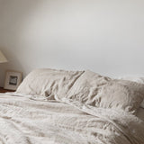 Sömn Luxury Linen Bedding | Pillowcase (single) Linen Bedding Sömn Home Natural #color_natural