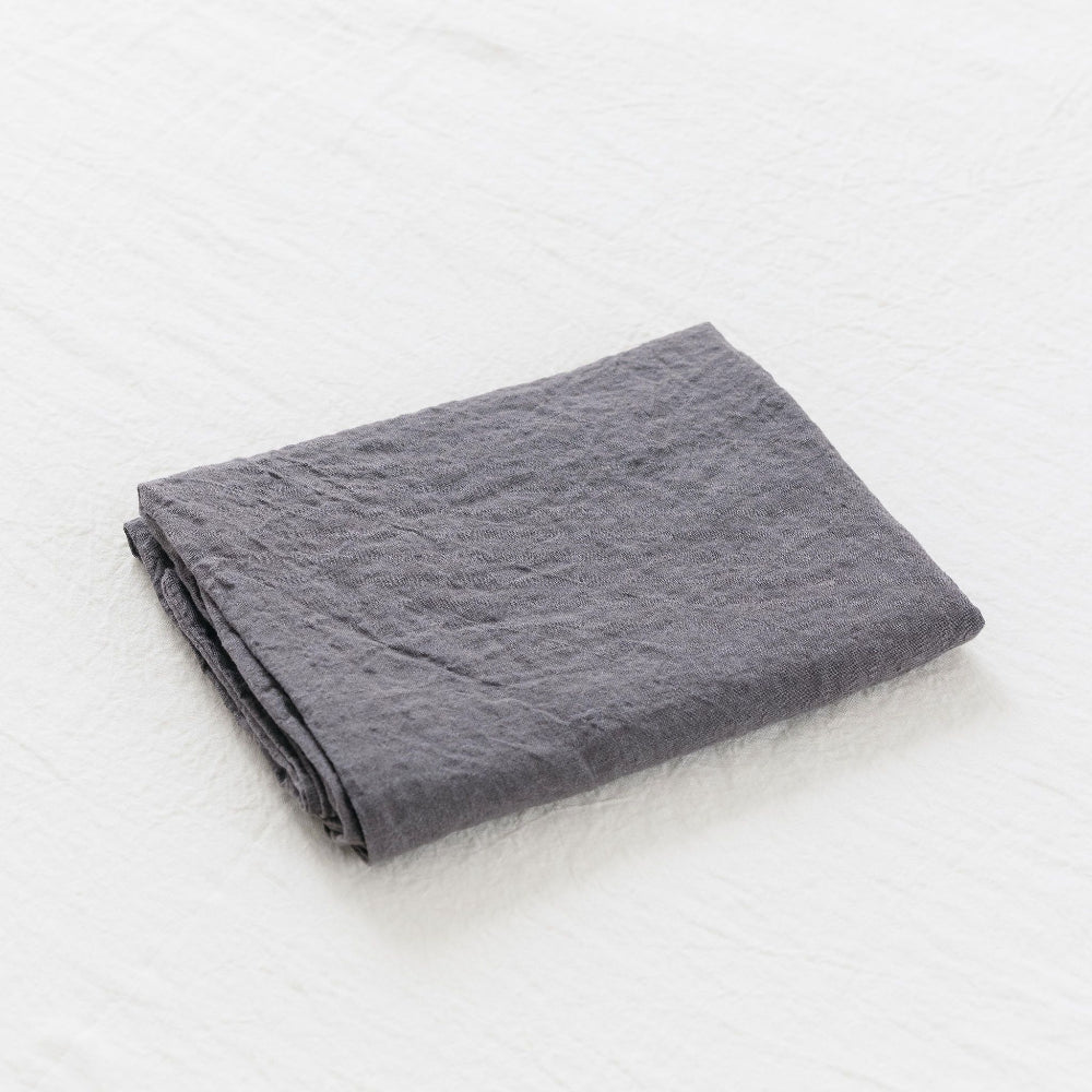 Sömn Luxury Linen Bedding | Pillowcase (single) Linen Bedding Sömn Home Double/Queen Charcoal Grey #color_charcoal-grey