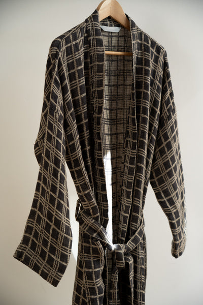 STJDM Nightgown,Robe Warm Bathrobe Soft Warm Sleeprobe Winter Warm Family  Pack Lounge Sleepwear XL grayformen