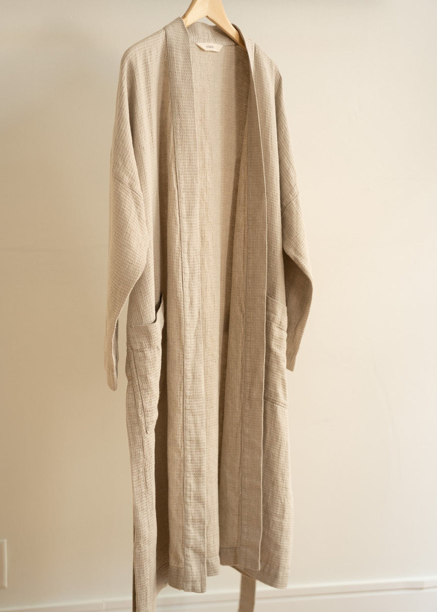 Sömn Home | Waffle Linen Bathrobe