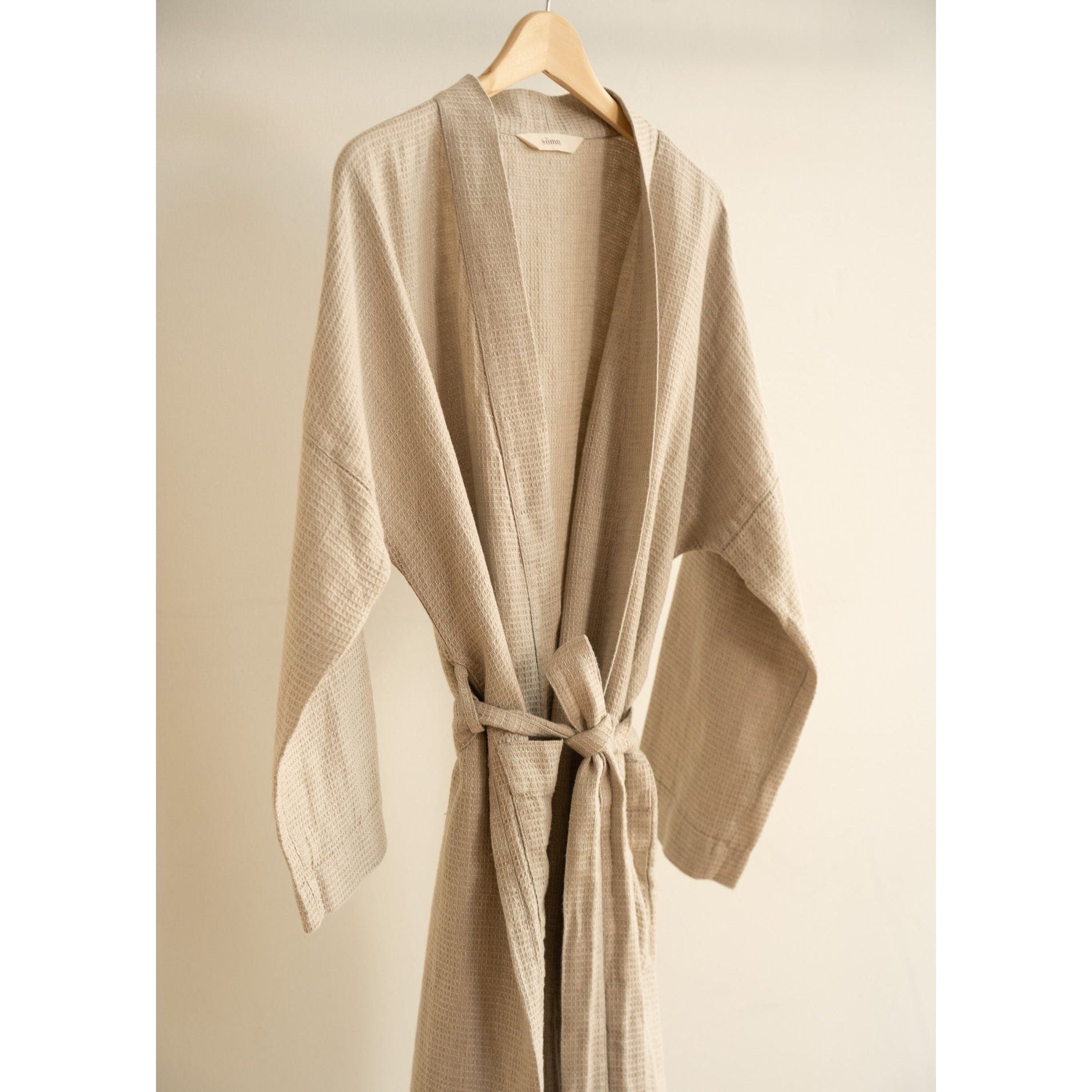 Sömn Home | Waffle Linen Bathrobe
