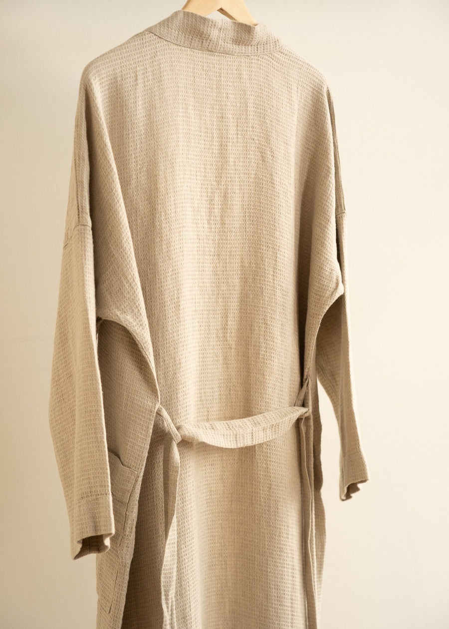 Sömn Home | Waffle Linen Bathrobe