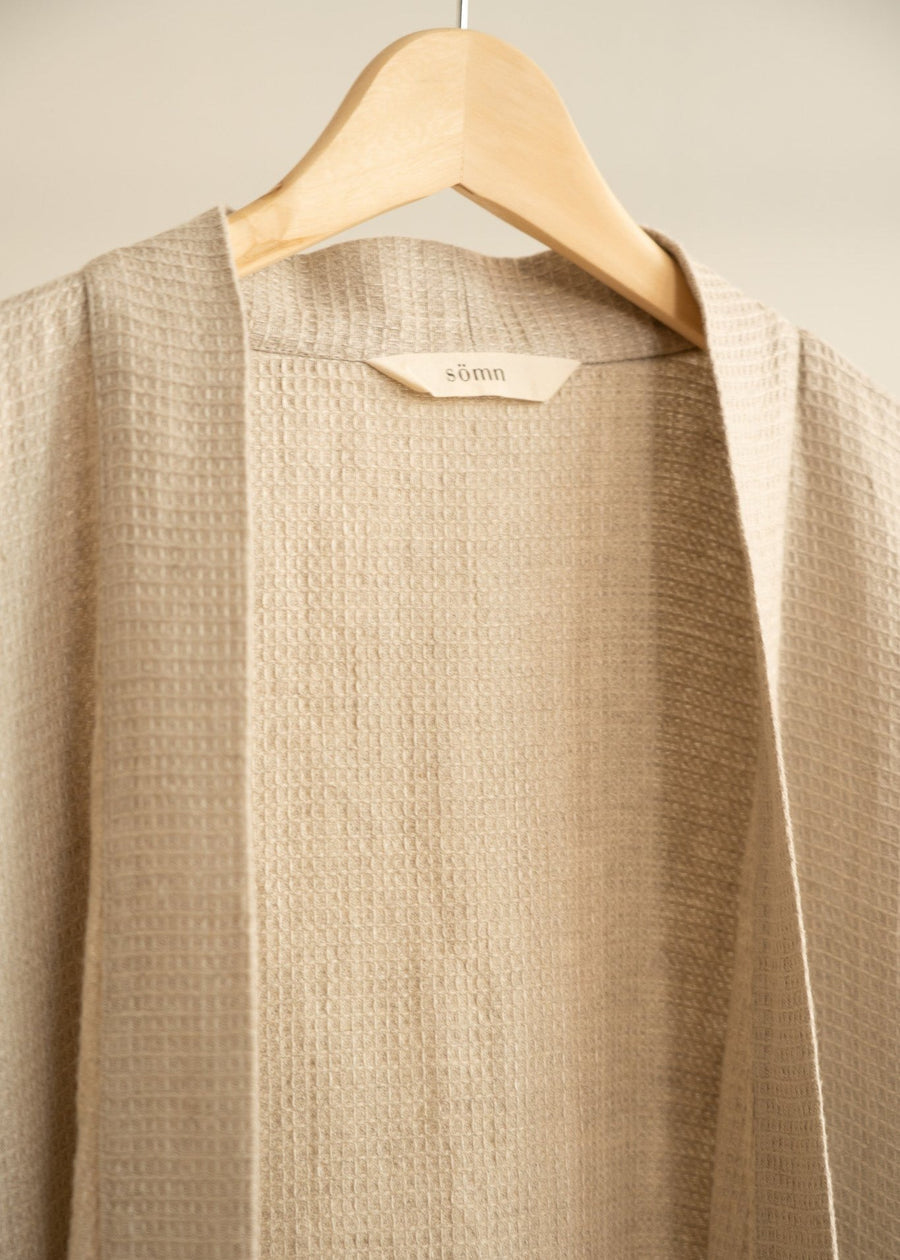 Sömn Home | Waffle Linen Bathrobe