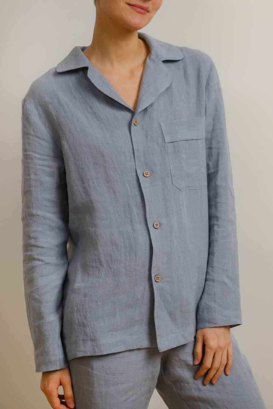 Linen Long-Sleeve Shirt