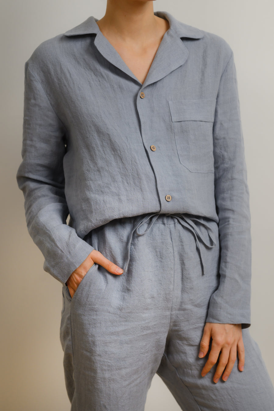 Linen Long-Sleeve Shirt