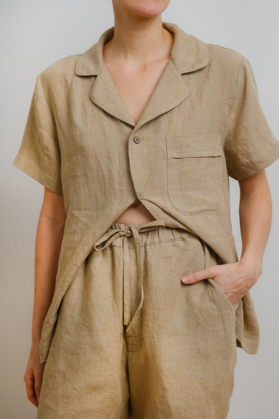 Linen Short-Sleeve Shirt