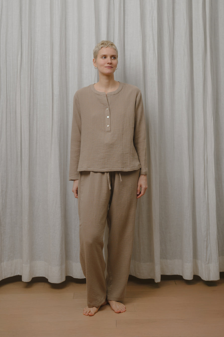 Organic Gauze Cotton Lounge Pants