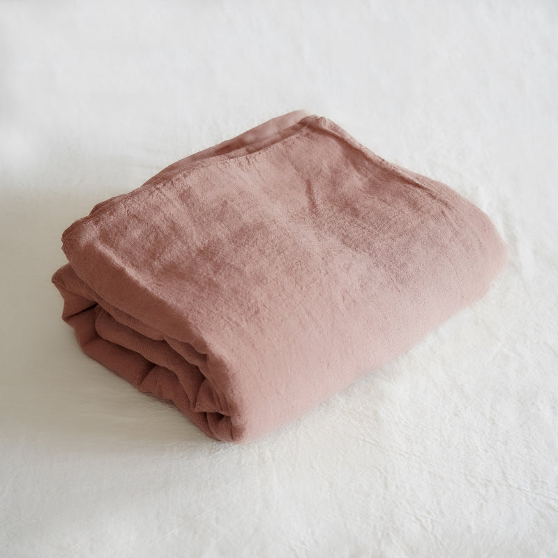 Sömn Luxury Linen Bedding | Duvet Cover Linen Bedding Sömn Home Queen Desert Pink #color_desert-pink