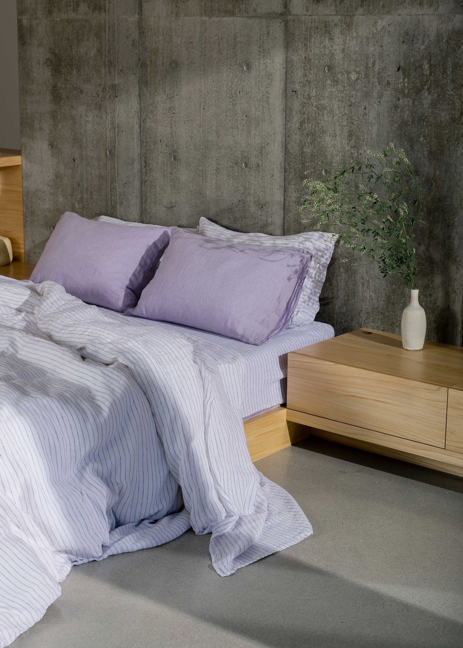 Sömn Luxury Linen Bedding | Pillowcase (single) Linen Bedding Sömn Home Wisteria 