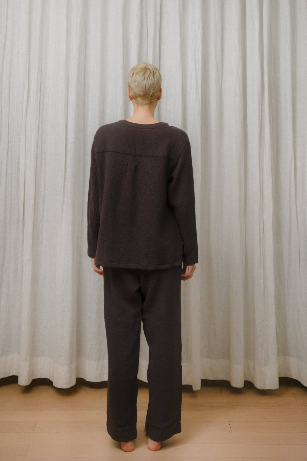 Sömn Premium Organic Cotton Gauze Sleepwear | Loungewear Pants Sömn Home #color_prune