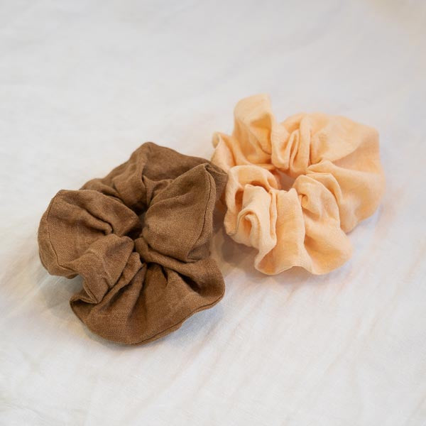 Sömn Upcycled Linen Scrunchie Sets