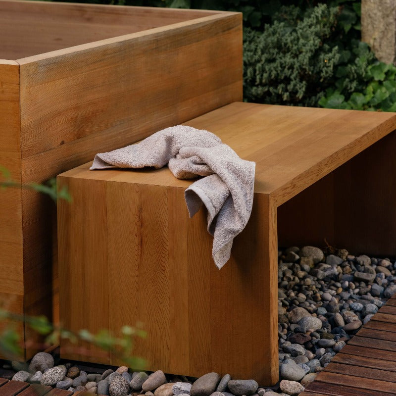 eco cotton bamboo hand towels Somn Home Canada #color_grey