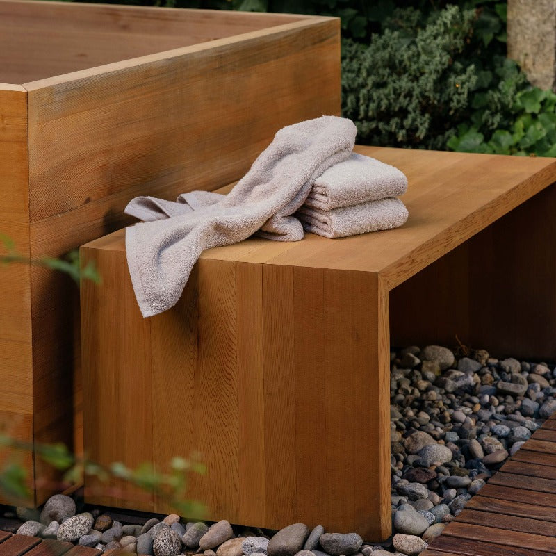eco cotton bamboo hand towels Somn Home Canada