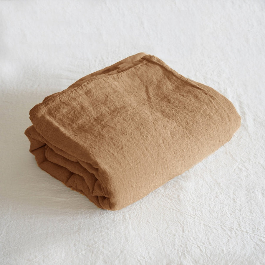 Sömn Luxury Linen Bedding | Duvet Cover Linen Bedding Sömn Home Queen Cinnamon 