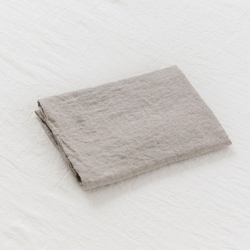 Natural linen bedding by Somn Home Canada #color_natural