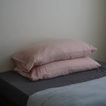 Sömn Luxury Linen Bedding | Fitted Sheet Linen Bedding Sömn Home #color_charcoal-grey