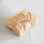 Sömn Luxury Linen Bedding | Fitted Sheet Linen Bedding Sömn Home Queen Peach #color_peach
