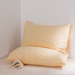 Sömn Luxury Linen Bedding | Pillowcase Linen Bedding Sömn Home Peach #color_peach