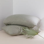 Sömn Luxury Linen Bedding | Pillowcase Linen Bedding Sömn Home Mineral Green #color_mineral-green