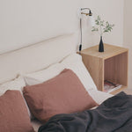 Sömn Luxury Linen Bedding | Pillowcase (single) Linen Bedding Sömn Home Desert Pink #color_desert-pink