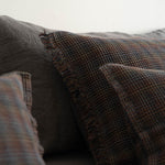 Sömn Luxury Linen | Waffle Toss Cushions Sömn Home #color_navy