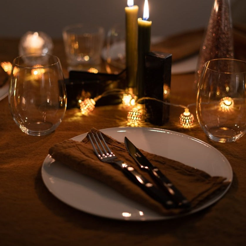 Sömn | Repurposed Linen Cocktail Napkins Table Linen Sömn Home 