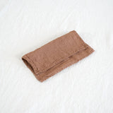 Sömn | Repurposed Linen Cocktail Napkins Table Linen Sömn Home Cocktail Desert Pink #color_desert-pink