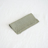 Sömn | Repurposed Linen Cocktail Napkins Table Linen Sömn Home Cocktail Mineral Green #color_mineral-green
