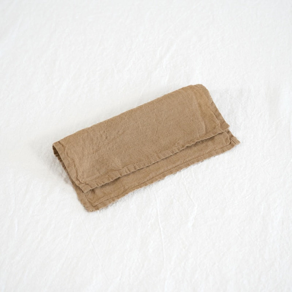 Sömn | Repurposed Linen Cocktail Napkins Table Linen Sömn Home Cocktail Oatmeal #color_oatmeal